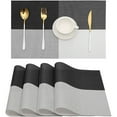 thumbnail image 2 of Tapis de Table pour la Cuisine, 8pcs Sets de Table Nettoyage Facile PVC Sets de Table Next-Gen Design, 2 of 10