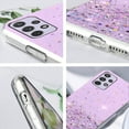 thumbnail image 6 of for Samsung Galaxy A53 Case Clear Glitter Aesthetic Pink Samsung A53 Phone Case Silicone Transparent Shockproof Soft Cover Thin (Samsung A53 5g, Purple), 6 of 14