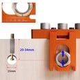 thumbnail image 3 of MOMOJIA Dowel Jig Kit Self-Centering Handhelds Dowel Jig with 3 Metal Bushing Size 8mm Complete Doweling Jig Kit, 3 of 18