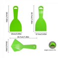 thumbnail image 3 of 3Piece Plastic Putty Scraper and Tooth Notched Spatula Corner Trowel Tools Set For Construction DIY And Home Improvement, 3 of 5