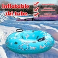 thumbnail image 3 of PVC Inflatable Snow Tube for Adults and Children, Wear-Resistant and Portable for Ski Resorts and Lakes, 3 of 8