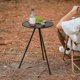 thumbnail image 4 of Portable Lightweight Camping Aluminum Alloy Table Height Adjustable Table Folding Outdoor Picnic Fishing Barbecue Mini Round Table, 4 of 5