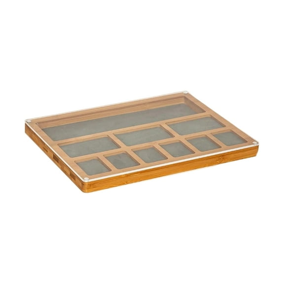 Handcraft Bead Storage Solution With Multiple Sections And Plush Base for Craft