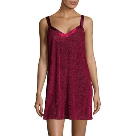 V-Neck Velvet Chemise