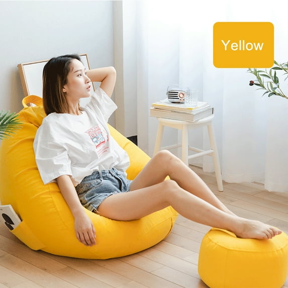 Furniture Lazy Sofa Cover Bean Bag Pouf Puff Couch Garden Deckchair Lounger Seat Living Room Bedroom Tatami Chair Covers