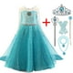 thumbnail image 2 of Vestido de princesa Elsa para niñas, vestidos de Cosplay, disfraces de reina de la nieve para niños, vestido de Halloween, Disfraz de Carnaval, bata Infantil Fivean unisex, 2 of 2