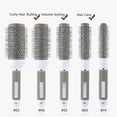 thumbnail image 2 of 5pcs Small and Large Round Brush for Blow Drying Thermal Ceramic & Ionic Tech Round brushes Set for Girls/Women Salon Blowout & Styling,Short and long Curling Hair brush for blow drying at Home, 2 of 7