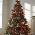 thumbnail image 3 of Christmas Decorations,24 Pcs Christmas Tree Bows,Velvet Bows for Christmas Tree,Crafts Bows for Gift Wrapping,Christmas Tree Decorations,Xmas Velvet Ornaments Home Party Decor (Red), 3 of 7