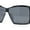 White - Black, variant on Showy Oversized Shield Super Thick Arm Rectangle Euro Style Sunglasses Black - Light Brown