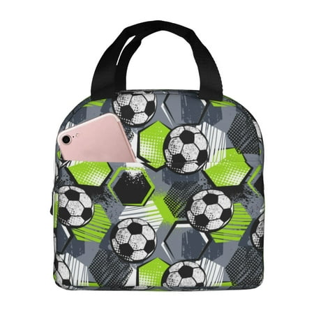 Insulated Lunch Bag for Women Men - Football A Leakproof Cooler Lunch Box for Women Men  Lunch Tote Bags for Work School Picnic Travel
