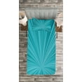 thumbnail image 3 of Ambesonne Teal Quilted Bedspread Set 2 Pcs, Abstract Vortex Design, Twin Size, Turquoise Teal, 3 of 3