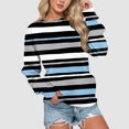 thumbnail image 2 of Vedolay Oversized T Shirts for Women Women's 2023 Long Sleeve Sweatshirts Crewneck Casual Loose Fall Clothes,Black S, 2 of 3