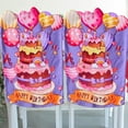 thumbnail image 1 of EGNMCR Birthday Chair Covers Birthday Seat Covers For Classroom Chairs Birthday Cake Chair Covers Colorful Birthday Dining Chair Covers Birthday Chairs Covers, 1 of 6