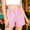 Pink, variant on LJEFF Girls Gingham Shorts with Poket, Checkered Decorative Buttons Loose Elastic Waist Kids Summer Casual Shorts Blue Size 6 Years