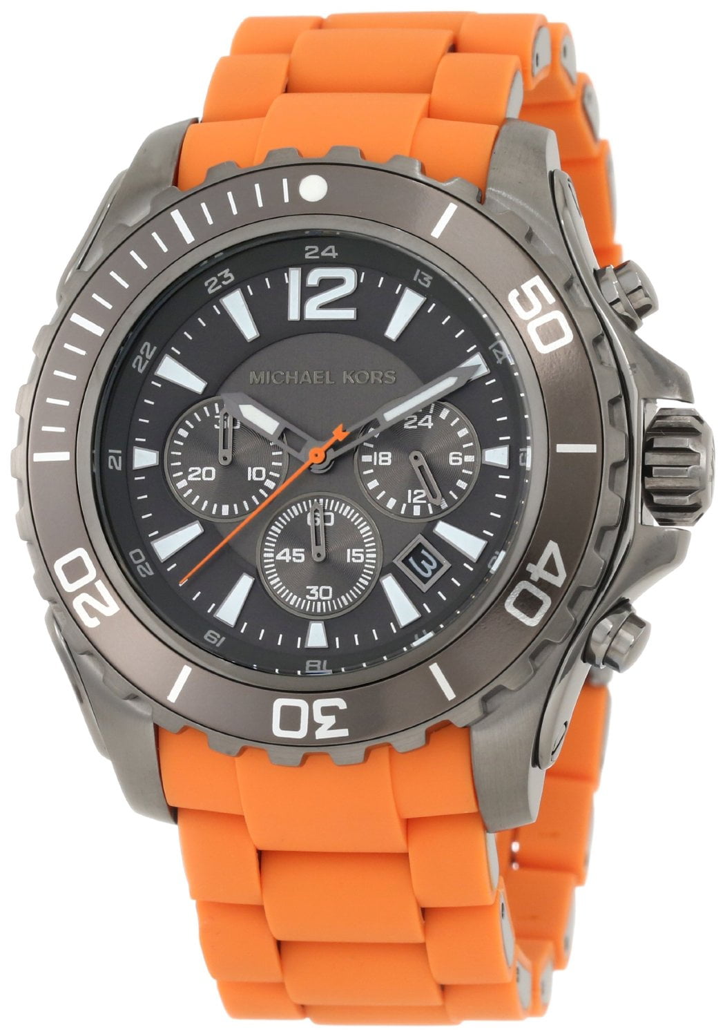 orange michael kors watch