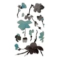 thumbnail image 3 of Calcomanías Decorativas Room Mates Flores Negras Azules 175, 3 of 3
