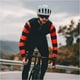 thumbnail image 4 of Maillot de ciclismo de invierno para hombre, ropa de ciclismo de manga larga con rayas, ropa térmica de malla/polar para primavera y otoño, ropa para bicicleta de montaña RIGHTTRACK, 4 of 5