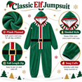 thumbnail image 6 of Generic Kids Christmas Jumpsuit Boys Girls Hooded Outfit Soft Plush Onesie Xmas Long Sleeves Romper for Holiday, 6 of 6