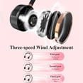 thumbnail image 3 of Minthouz 3-Speed Portable Neck Fan with Digital Displa, Rechargeable USB-Powered Personal Fan, 3 of 8