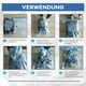 thumbnail image 5 of Bolsas de Vacío para Ropa - Paquete de 10 Bolsas de Almacenamiento Reutilizables de 40 X 30 cm Bolsas de Vacío con Sello y Bolsas de Viaje Ahorradoras de Espacio, 5 of 6