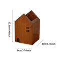 thumbnail image 3 of House Shaped Wooden Pen Container Cute Desk Organizer For Pens Pencils And Office Supplies, 3 of 6