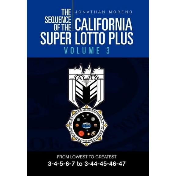 The Sequence of the California Super Lotto Plus Volume 3 (Hardcover)
