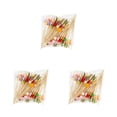 thumbnail image 3 of Kearding 100 Uds. Palillos desechables para pinchos, aperitivos de bambú, cóctel, postre, ensalada, palillos de , comida, sándwich, fiesta, Type1 NO1, 3 of 6