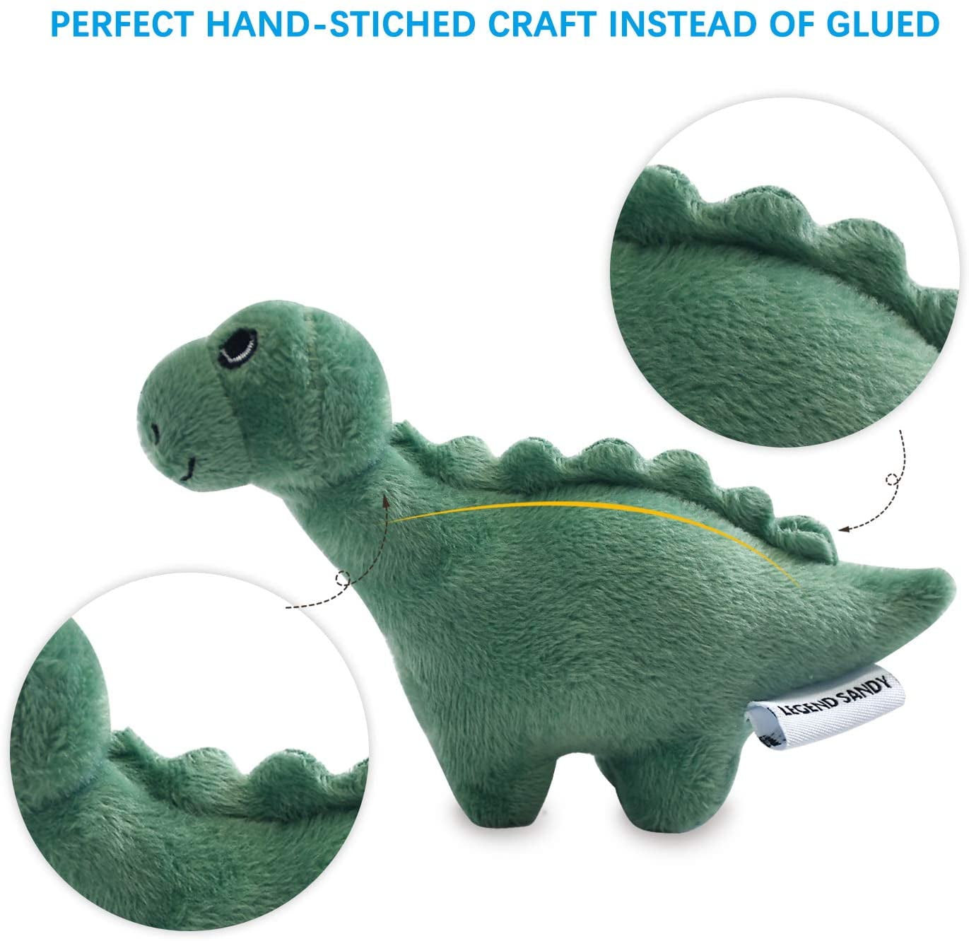 LEGEND SANDY Squeaky Dog Toys for Puppy Small Medium Dogs, Stuffed Samll Dog Toys Bulk with 12 Plush Pet Dog Toy Set, Cute Safe Dog Chew Toys Pack for Puppies Teething (12 Dog Toys)