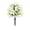 White, variant on Ohmyroo Artificial Mum Flower Stake, 17.7 In Plastic Outdoor Floral Decor for Porch and Yard