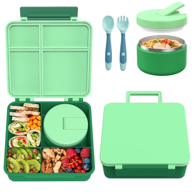 Lonchera Bento Pawtong con termo de sopa de 240 ml para niños