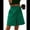 Green, variant on Elastic Waist Wide Leg Knee Length Summer Shorts for Women with Pockets Green XXL