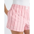thumbnail image 5 of Joyspun Women's Flannel Pajama Boxer Shorts, 3'' Inseam, Sizes XS-3X, 5 of 6