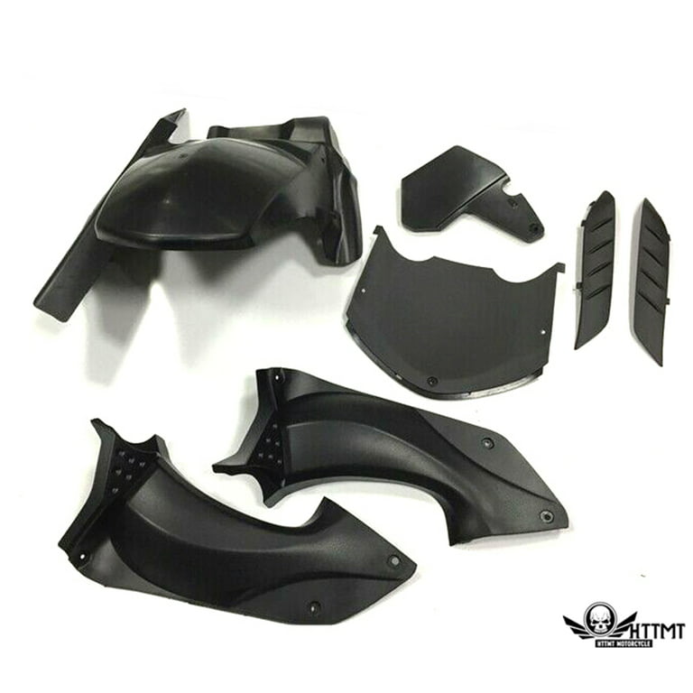 HTTMT- K1406- Fairing Kit for Compatible with Kawasaki Ninja ZX14 ZX14R  ZZR1400 2006-2011 Gloss Black Bodywork