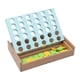 thumbnail image 2 of Juego de madera de fila, juego de estrategia clásico para adultos y niños, conecta los 4 discos del mismo color en una fila, juegos de viaje, 2 of 9