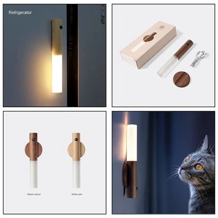 LANDGOO 1Pack Wall Sconce Lamp Induction Motion Sensor Cabinet Light LED Night Light USB Rechargeable - image 5 of 11