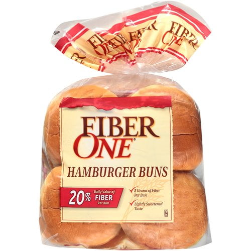 Fiber One Hamburger Buns, 8 count
