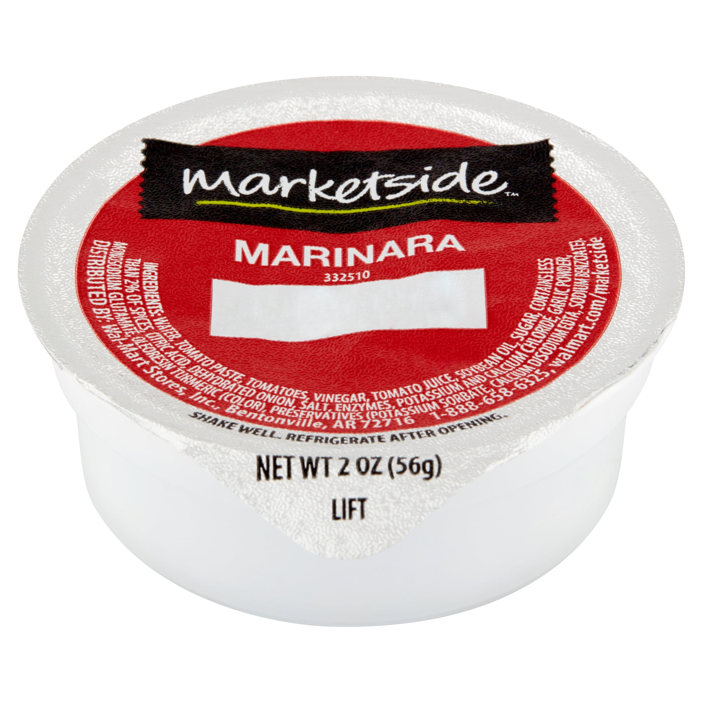 Marketside Marinara Sauce 2 Oz Walmart Com Walmart Com