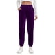 thumbnail image 2 of Karight Women's Velour Pants Soft Velvet Straight Leg Sweatpants Elastic Waist Warm Lounge Pant with Pockets, 2 of 5