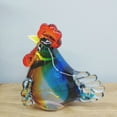 thumbnail image 2 of Raindrops  Rooster Ornament House Decor Decorations Figurine Dining Room Table Cock Child, 2 of 8