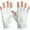 White, variant on Sports Unlimited Max Clash Adult Padded Half Finger Lineman Football Gloves