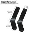 thumbnail image 5 of Easygdp Silver Glitter1 Soccer Socks Sport Knee High Socks Calf Compression Athletic Socks for Men and Women, 5 of 9