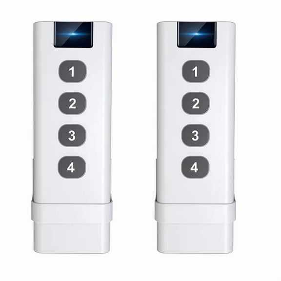 2pcs Tuya ZigBee Control Devices Smart Wireless Scene Switch 4 Key Remote Portable Remote Controls for Home Smart Life