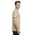 thumbnail image 3 of Gildan Heavy Cotton Crewneck T-Shirt, Short Sleeve Classic Fit Tee for Men, Sand, 2XL, 3 of 5