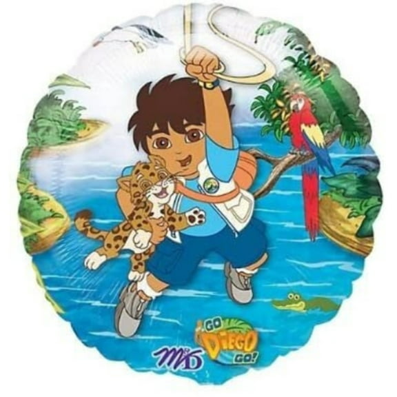 Party Destination 144090 Go Diego Go 18 inch Foil Balloon