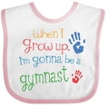 thumbnail image 3 of Inktastic Gymnast Future Boys or Girls Baby Bib, 3 of 4