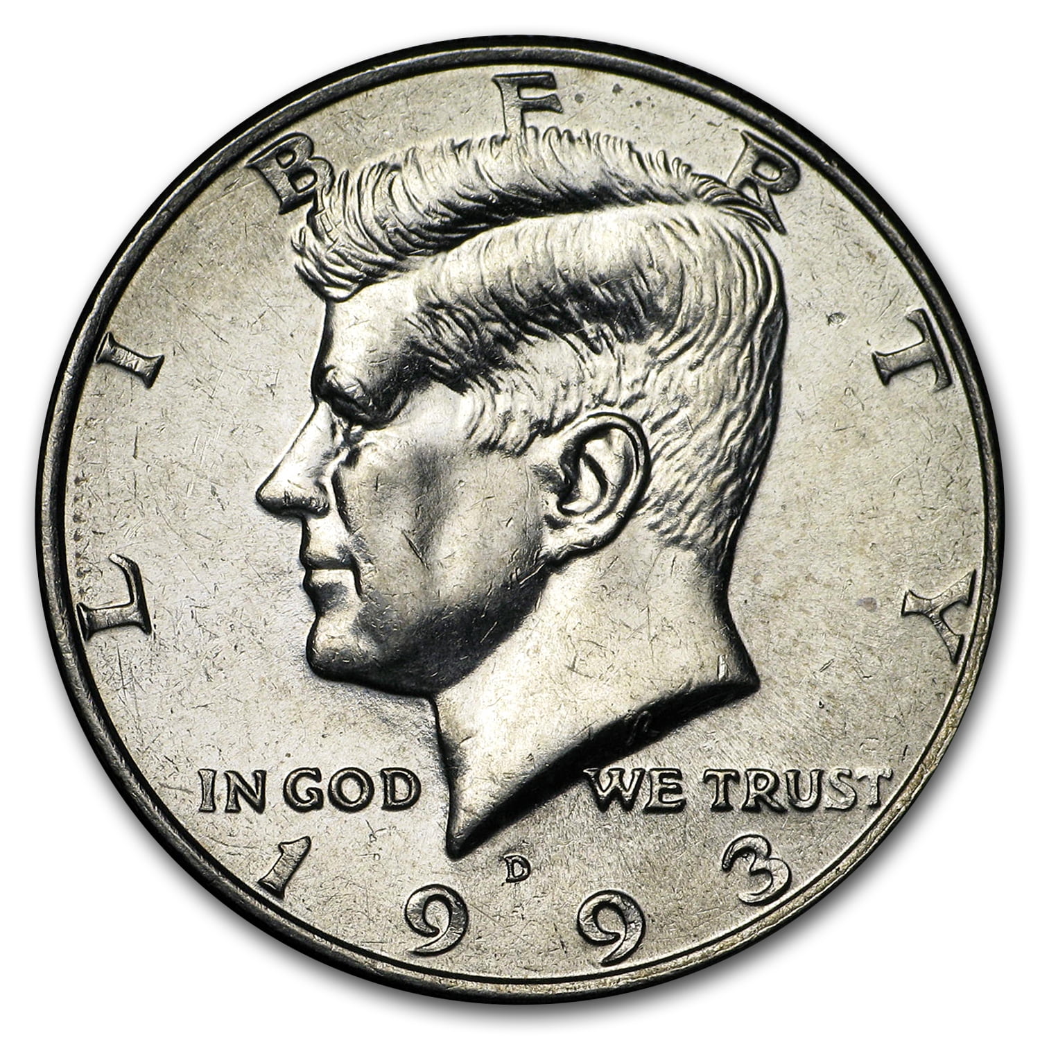 John Kennedy 1993-D Uncirculated Half Dollar 
