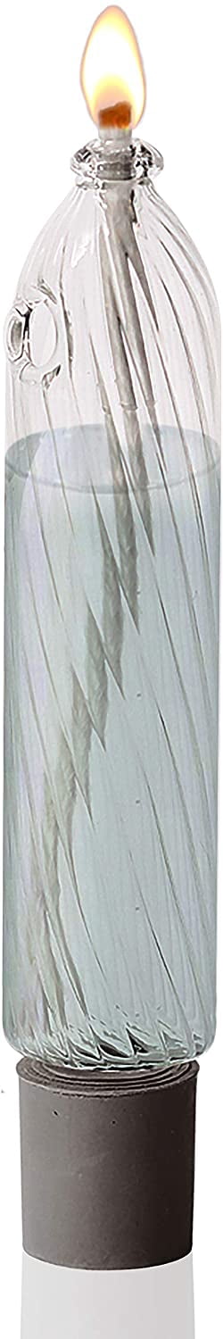 Ner Mitzvah, 4" Oil Lamp Lantern for Indoor and Outdoor Use - Modern