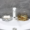 thumbnail image 5 of Soap Dishe Soap Holder Plastic Bar Soap Holder Self Draining Soap Container Soap Saver Soap Tray for Shower Bathroom Kitchen (Gold), 5 of 6
