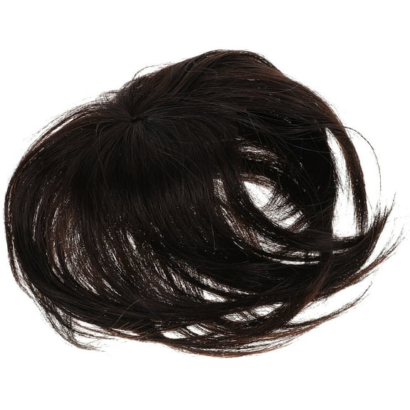 KALLORY Human Hair Topper for Women Brown Hairpiece Thinning 1Pack