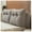 Gray, variant on Back cushion bed, bed headboard cushion, comfortable reading cushion, headboard padded bed backrest, dustproof thick back cushion reading cushion, removable, washable